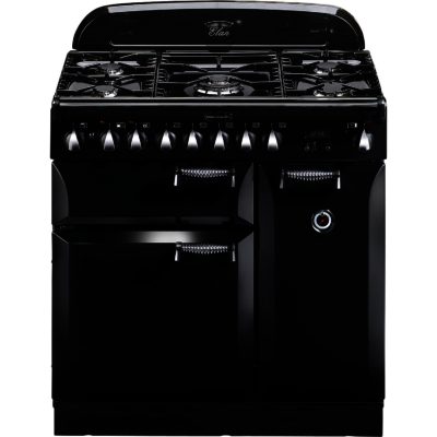 Rangemaster Elan 90cm Dual Fuel 72900 Range Cooker in Black with FSD Hob Rangemaster Elan 90cm Dual Fuel 72900 Range Cooker in Black with FSD Hob
